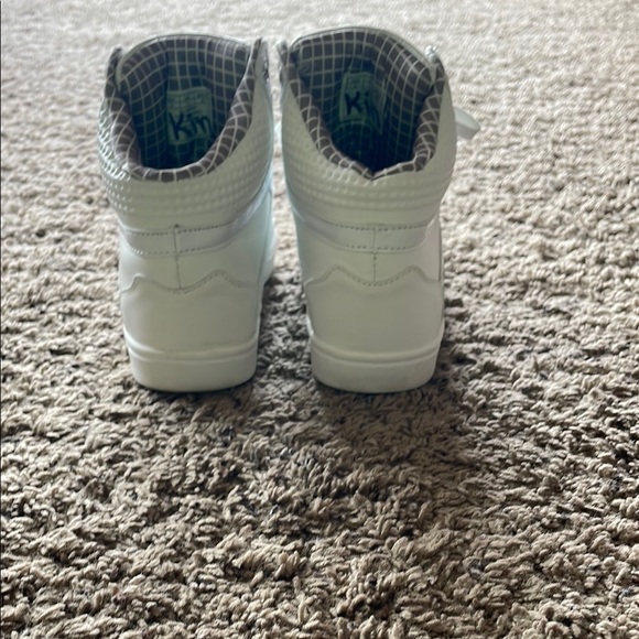 Kids White High-Top Sneakers - Picture 3 of 3